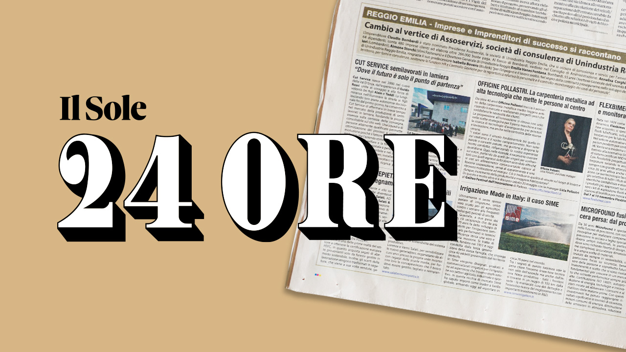 Officine Pollastri su Il Sole 24 ore